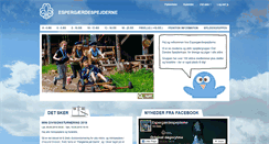 Desktop Screenshot of espergaerdespejderne.dk